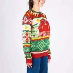 Yellowstone Barn Holiday Sweater -Bioworld Shop YS ROODY SWTR RETOUCHED 005