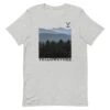 Yellowstone Scenery Adult Short Sleeve T-Shirt -Bioworld Shop YS S ST 100017 0019 A Tee Gray 1