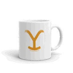 Yellowstone Take 'Em To The Train Station White Mug -Bioworld Shop YS TEM WM 100976 11 RT MF