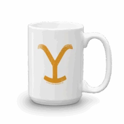 Yellowstone Take 'Em To The Train Station White Mug -Bioworld Shop YS TEM WM 100976 15 RT MF