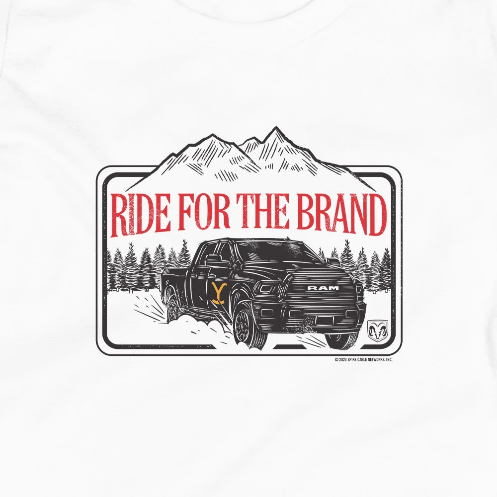 Yellowstone X Ram Ride For The Brand Youth T-Shirt 4 Yellowstone X Ram Ride For The Brand Youth T-Shirt - Image 2