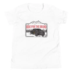 Yellowstone X Ram Ride For The Brand Youth T-Shirt 8 Yellowstone X Ram Ride For The Brand Youth T-Shirt -Bioworld Shop YS TRUCK 76 100926 WHITE MF