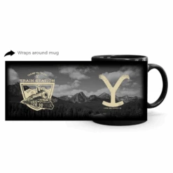 Yellowstone Taking You To The Train Station Black Mug -Bioworld Shop YS TTTS BM 100040 11 MF