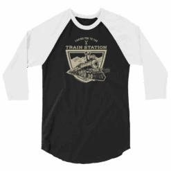 Yellowstone Taking You To The Train Station Unisex 3/4 Sleeve Raglan Shirt