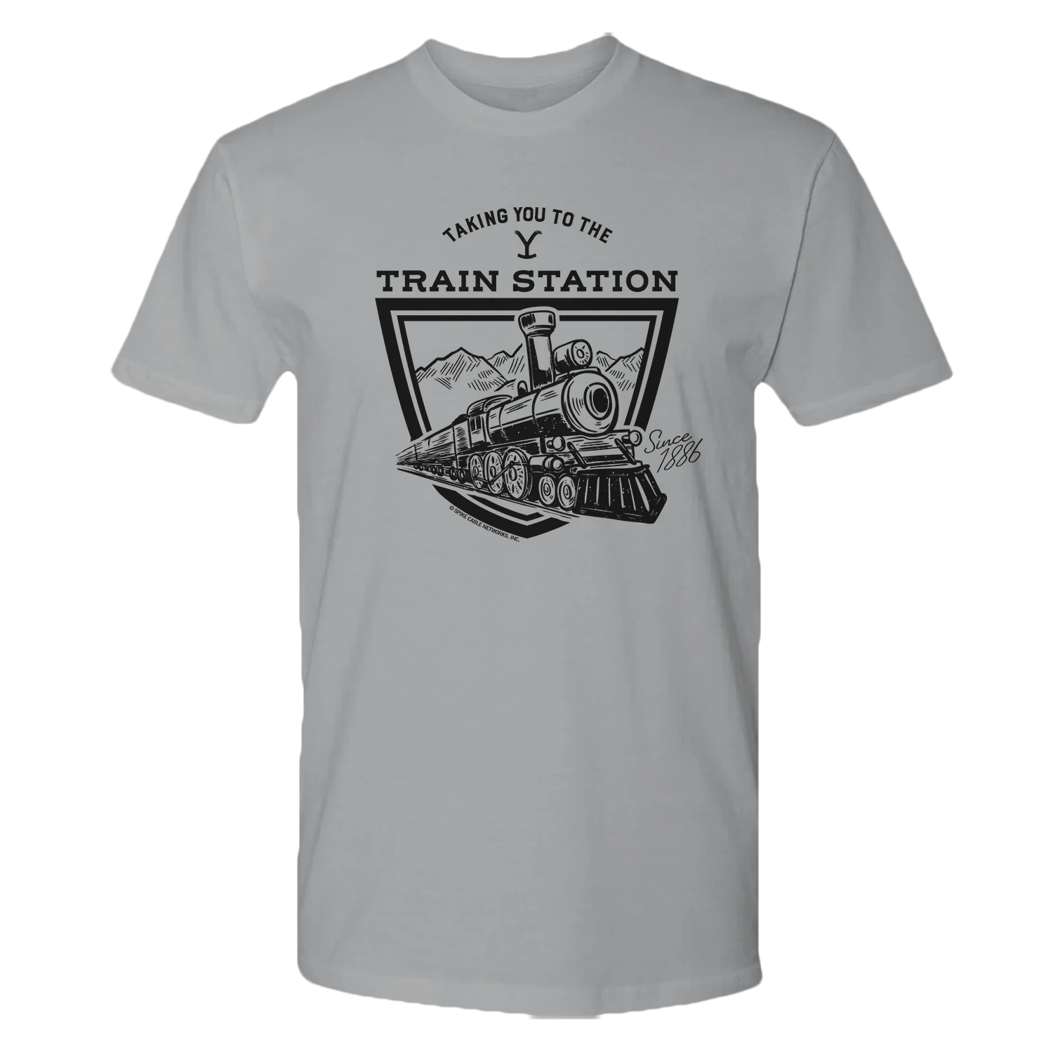 Yellowstone Taking You To The Train Station Adult Short Sleeve T-Shirt 6 Yellowstone Taking You To The Train Station Adult Short Sleeve T-Shirt - Image 4