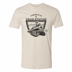 Yellowstone Taking You To The Train Station Adult Short Sleeve T-Shirt
