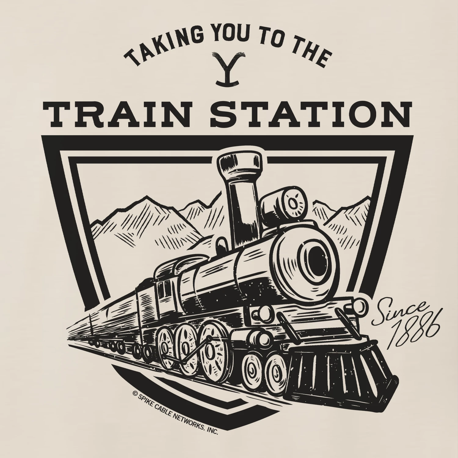 Yellowstone Taking You To The Train Station Adult Short Sleeve T-Shirt 5 Yellowstone Taking You To The Train Station Adult Short Sleeve T-Shirt - Image 3