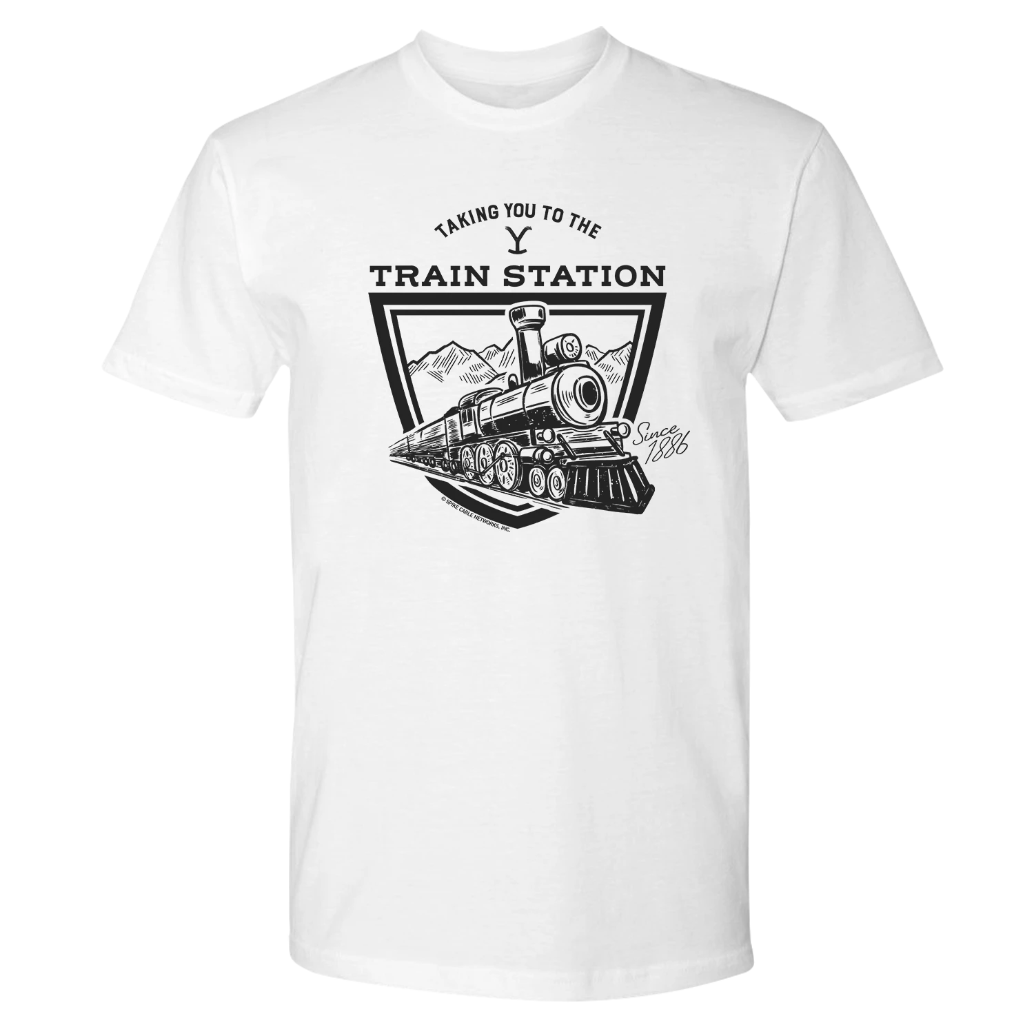 Yellowstone Taking You To The Train Station Adult Short Sleeve T-Shirt 4 Yellowstone Taking You To The Train Station Adult Short Sleeve T-Shirt - Image 2