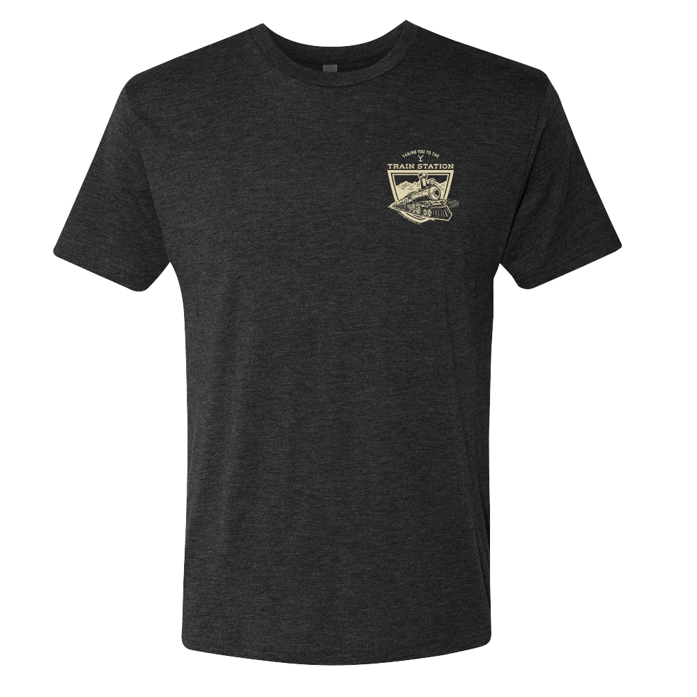 Yellowstone Taking You To The Train Station Men's Tri-Blend T-Shirt 5 Yellowstone Taking You To The Train Station Men's Tri-Blend T-Shirt - Image 3