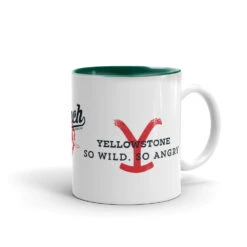 Yellowstone Dutton Ranch The Whole World Is A Test Two-Tone Mug -Bioworld Shop YS TWWIAT M 100088 RT MF