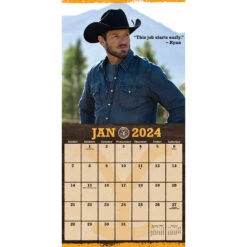 Yellowstone From The Bunk House 16-Month 2024 Wall Calendar -Bioworld Shop YS WC24 28 MF4