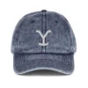 Yellowstone Y Logo Vintage Denim Hat -Bioworld Shop YS YL DBH 100388 0002 Denim hat Navy c2403c57 ff12 43ef 90ee e4b53e31ff0c