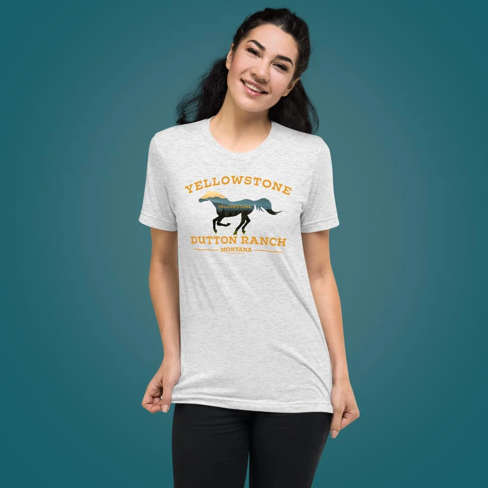 Yellowstone Horse Unisex Tri-Blend T-Shirt 4 Yellowstone Horse Unisex Tri-Blend T-Shirt - Image 2