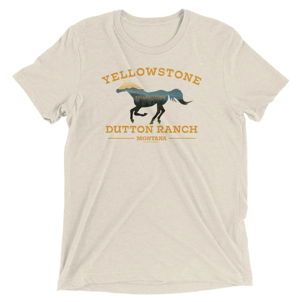 Yellowstone Horse Unisex Tri-Blend T-Shirt 6 Yellowstone Horse Unisex Tri-Blend T-Shirt - Image 4