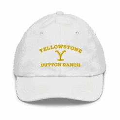 Yellowstone Logo Kids Baseball Hat -Bioworld Shop YS logo YBH 100929 WHT MF