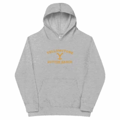 Yellowstone Logo Kids Hooded Sweatshirt -Bioworld Shop YS logo YHS 101017 ATH HT MF