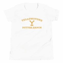 Yellowstone Logo Kids Premium T-Shirt -Bioworld Shop YS logo YTS 100426 WHT MF