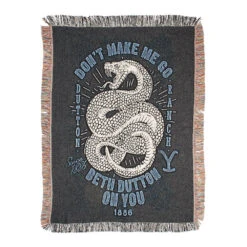 Yellowstone Snake Beth Dutton On You Woven Blanket