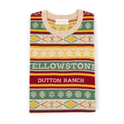 Yellowstone Dutton Ranch Holiday Knitted Sweater 18 Yellowstone Dutton Ranch Holiday Knitted Sweater -Bioworld Shop YSHoliday23SweaterFoldedMerrch1x1DSC 9437 APPROVED
