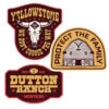 Yellowstone Dutton Ranch Patches Stickers Assorted Pack Of 3 -Bioworld Shop group 7897b981 9c05 4ff9 aeb1 3400abcffd15